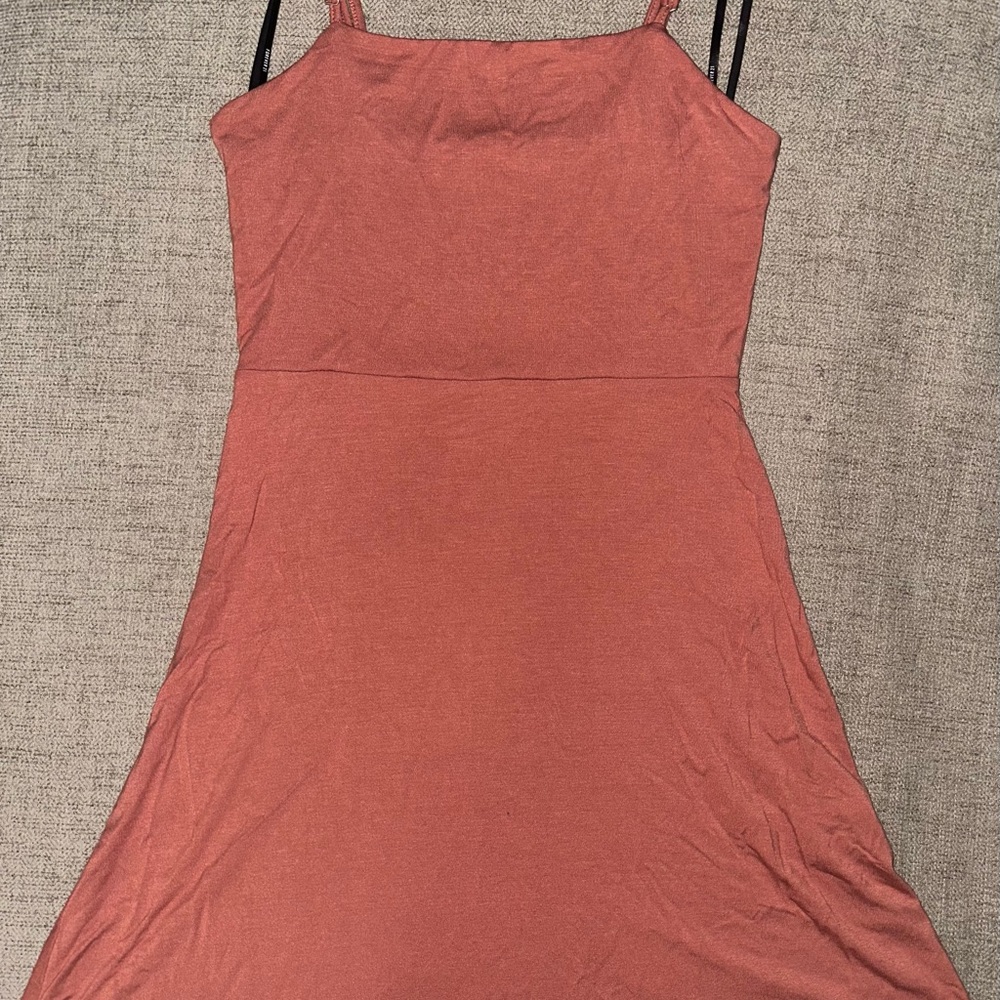Elegant Rust Dress